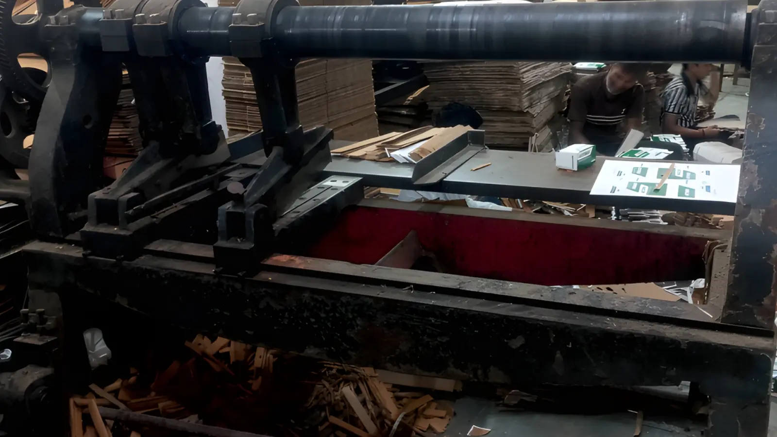 Modern machinery setup at Kalkaji Box Manufacturers production unit