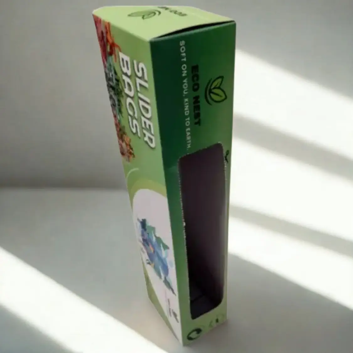 Custom slider window box packaging project